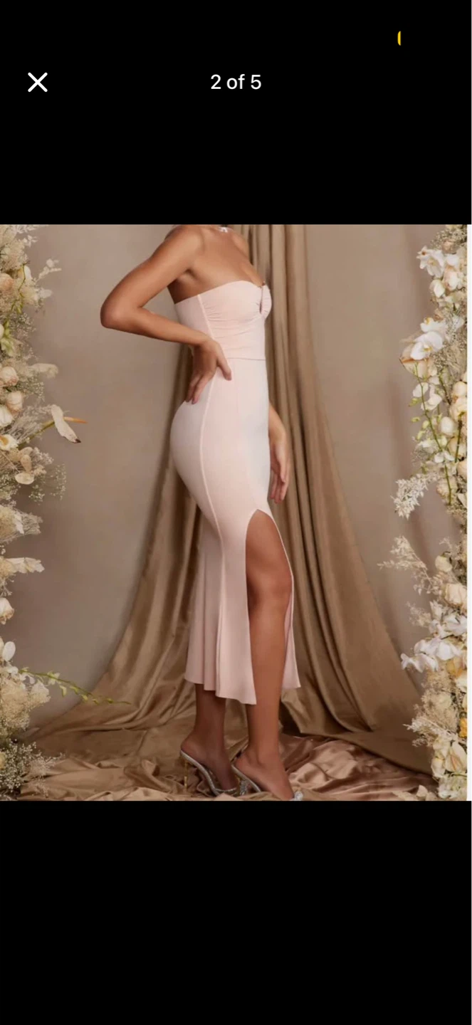Baby pink oh Polly  Strapless Maxi Dress - photo 2