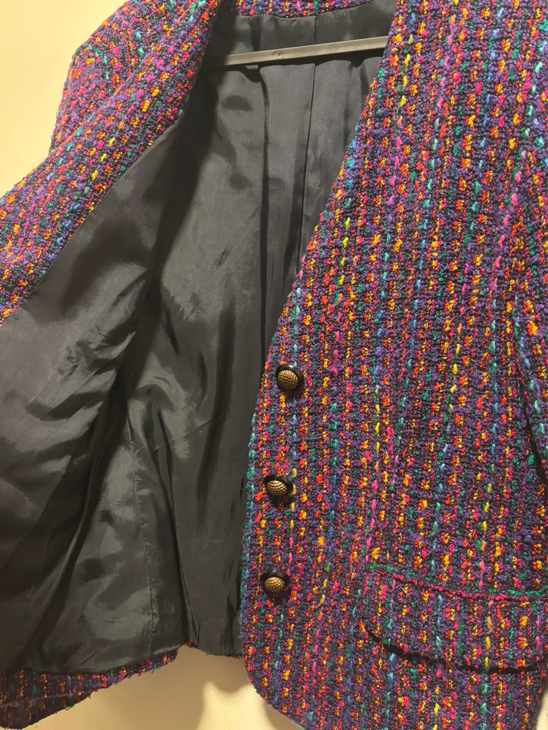Jeremy Scott Vintage Multicoloured Tweed Blazer - photo 4