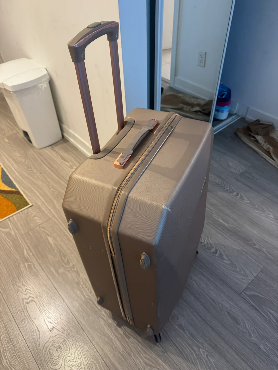 Rose Gold Hardside Spinner Luggage - photo 4