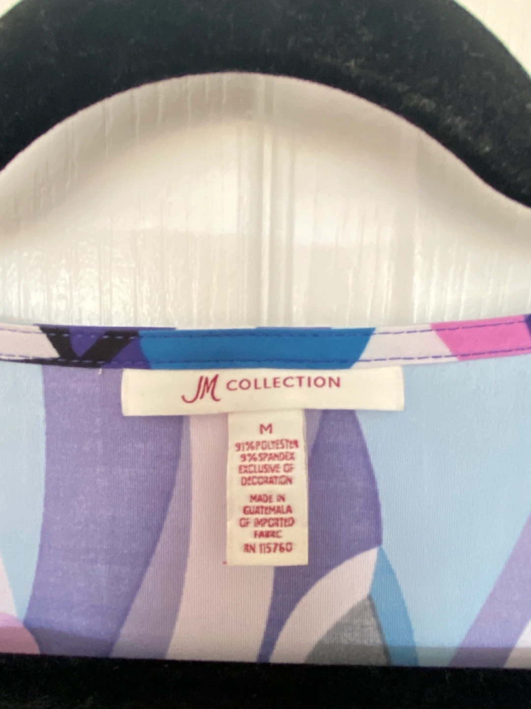 JM Collection Women's 3/4 Sleeve  Floral Print - Size M - photo 2
