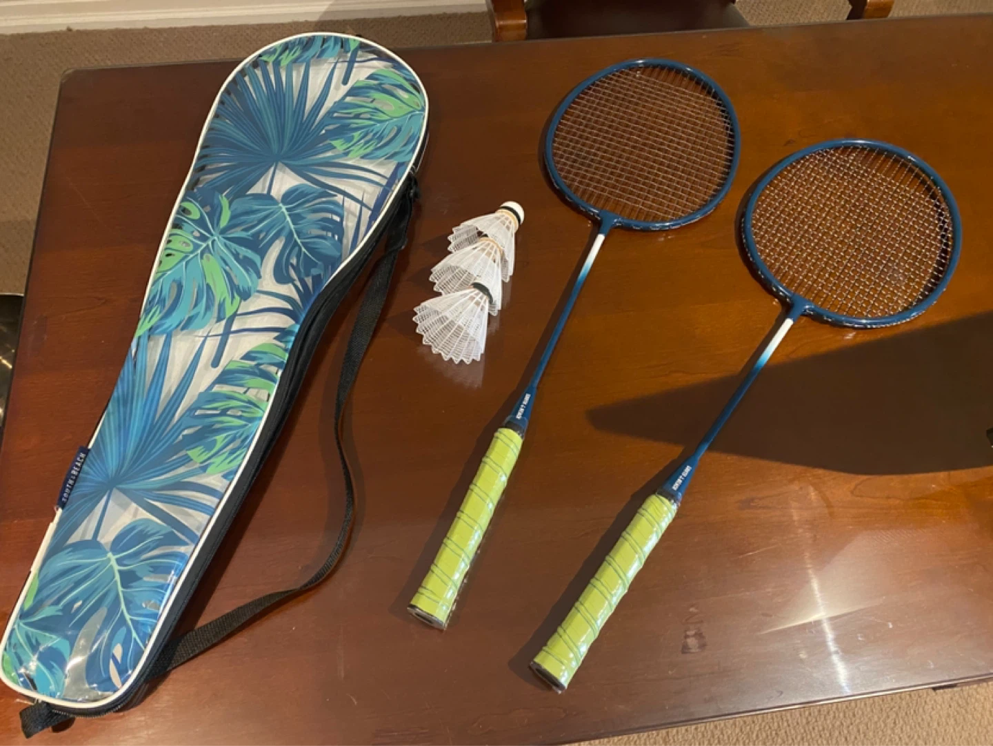 New Badminton Rackets Set with Case