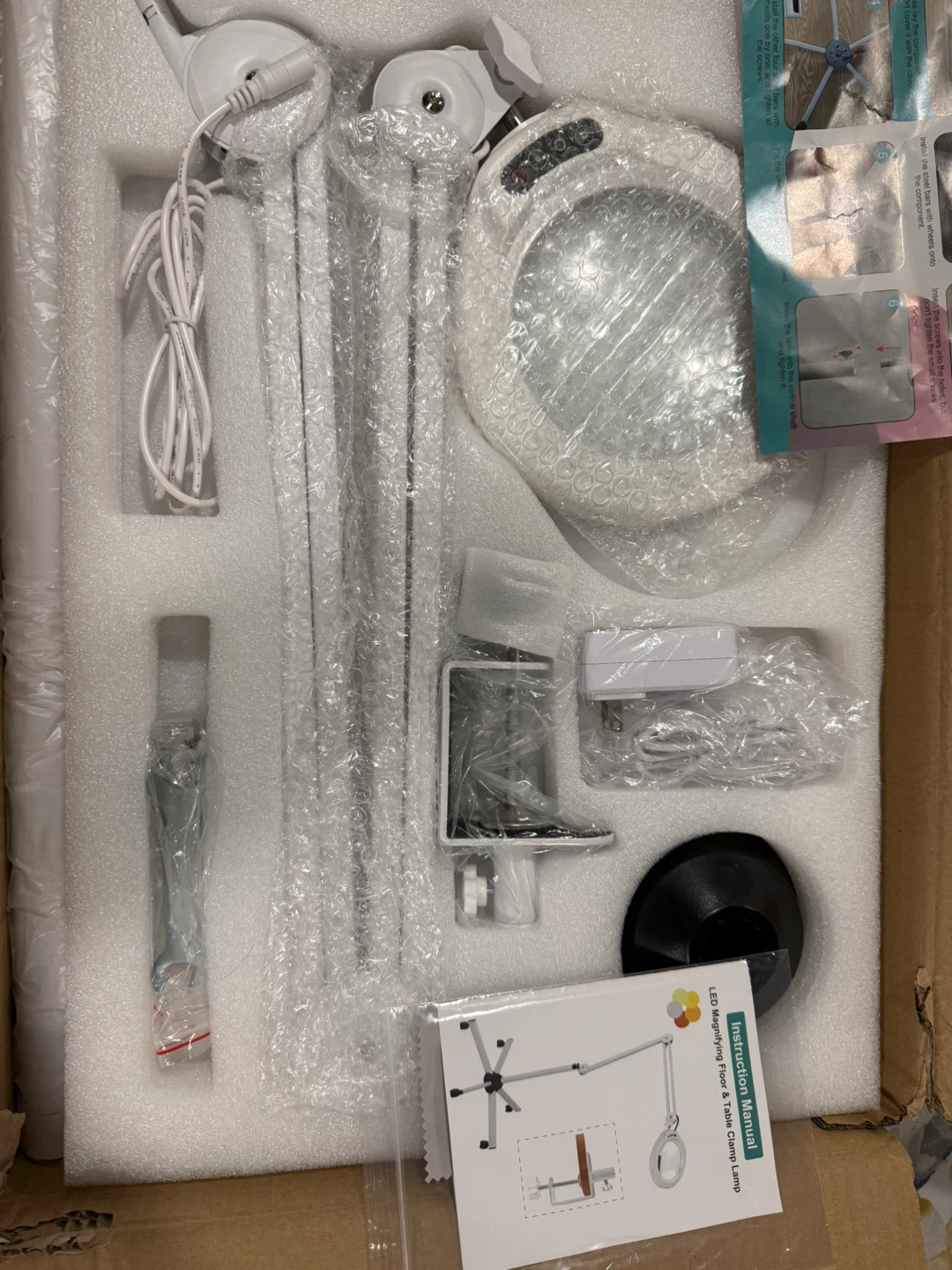 10X Magnifying Glass with Light and Stand, Veemagni 2,200 Lumens - photo 4