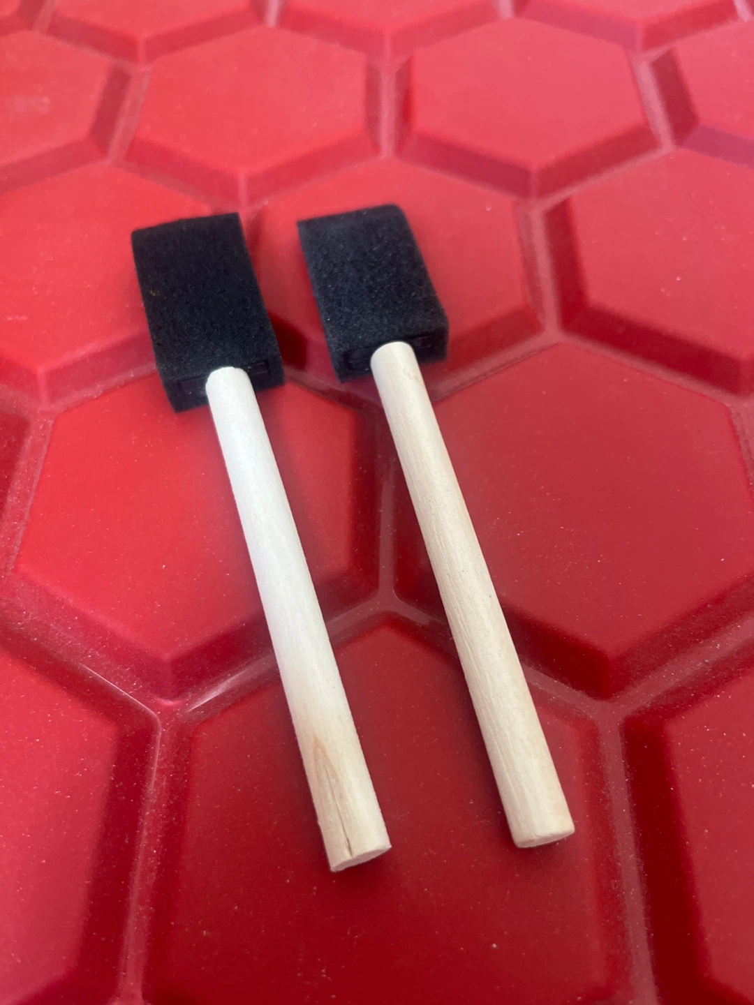 2 Foam Paint Brushes