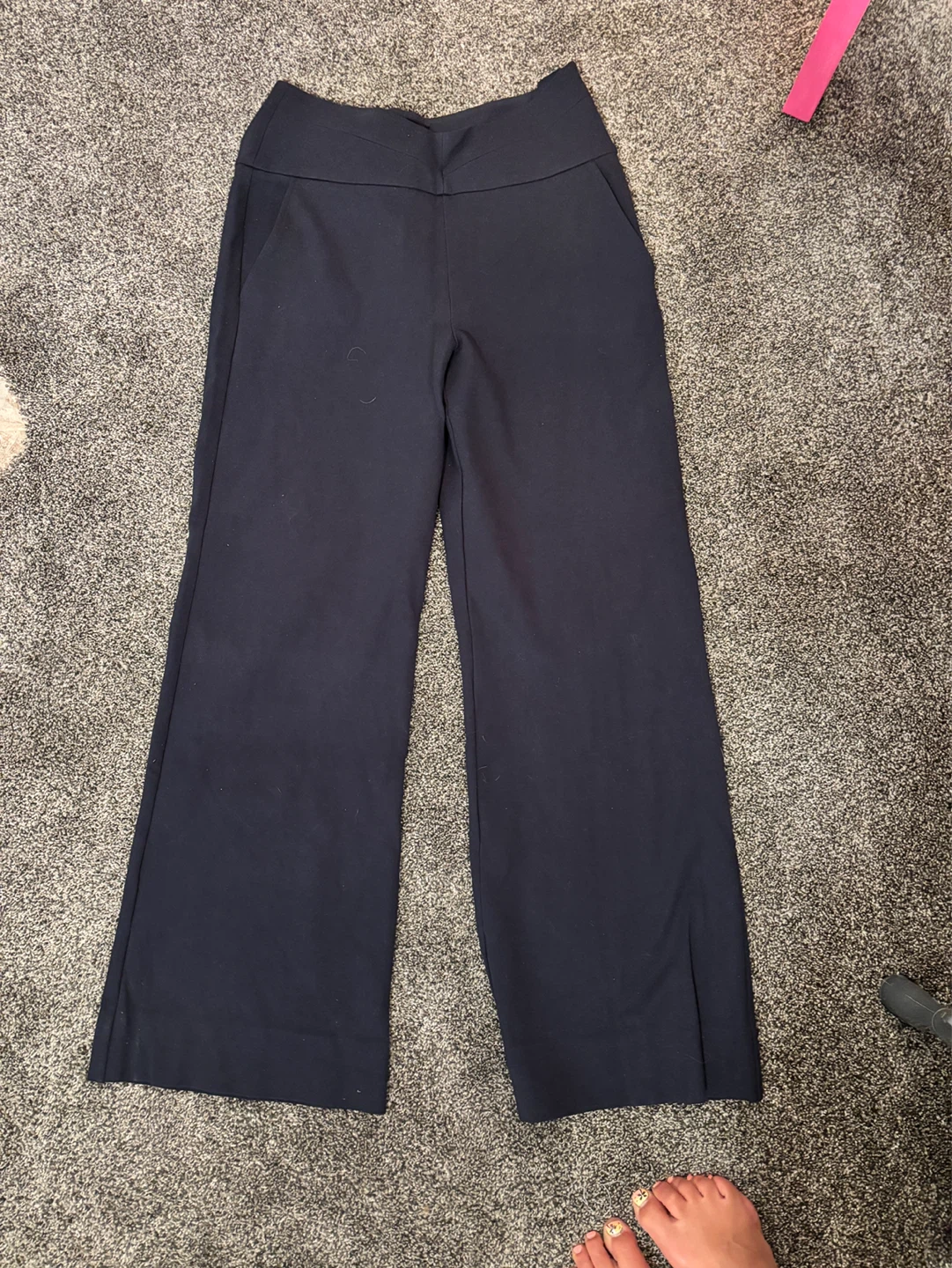 Cabi Navy Wide Leg Pants