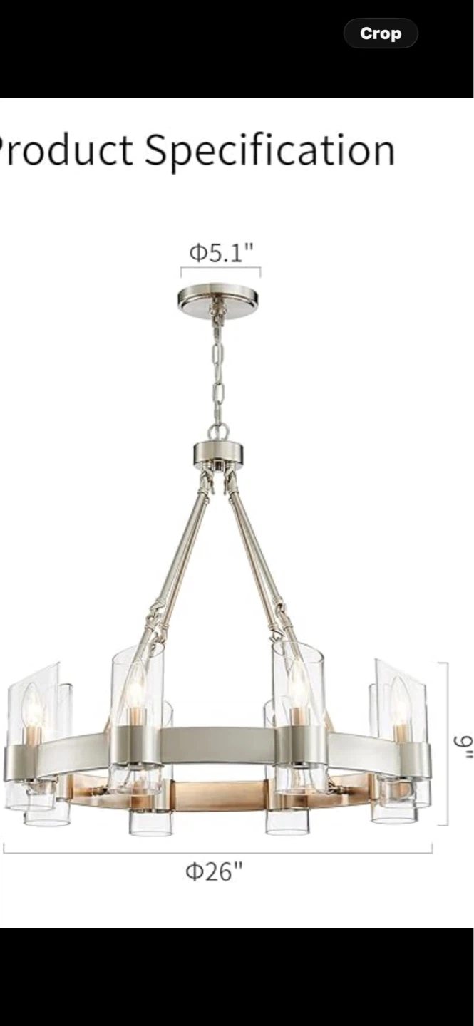 Wuzups Wagon Wheel Chandelier - photo 5