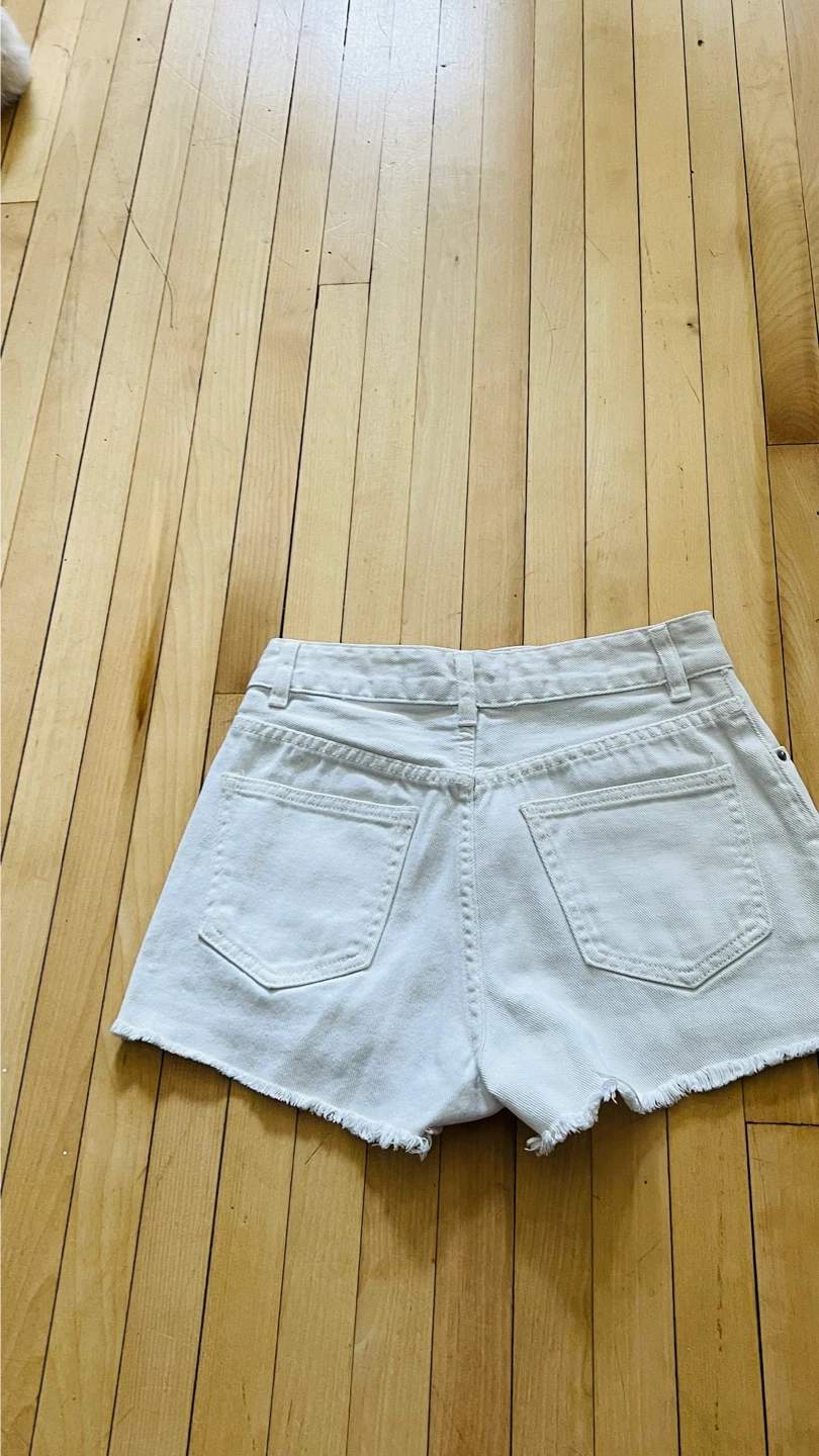 Short en jean blanc SHEIN - photo 2