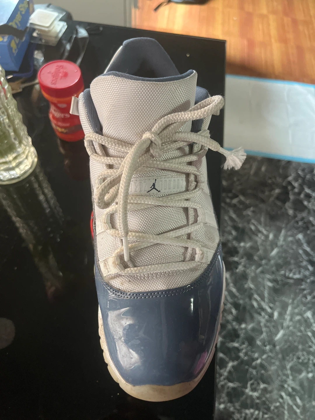 Air Jordan 11 "Concord" Low Top Sneakers