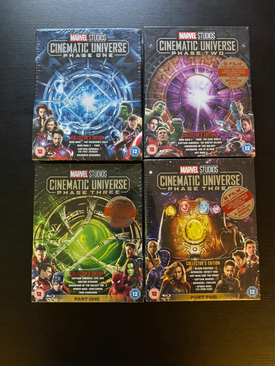 Marvel Cinematic Universe Blu-ray Collector's Editions