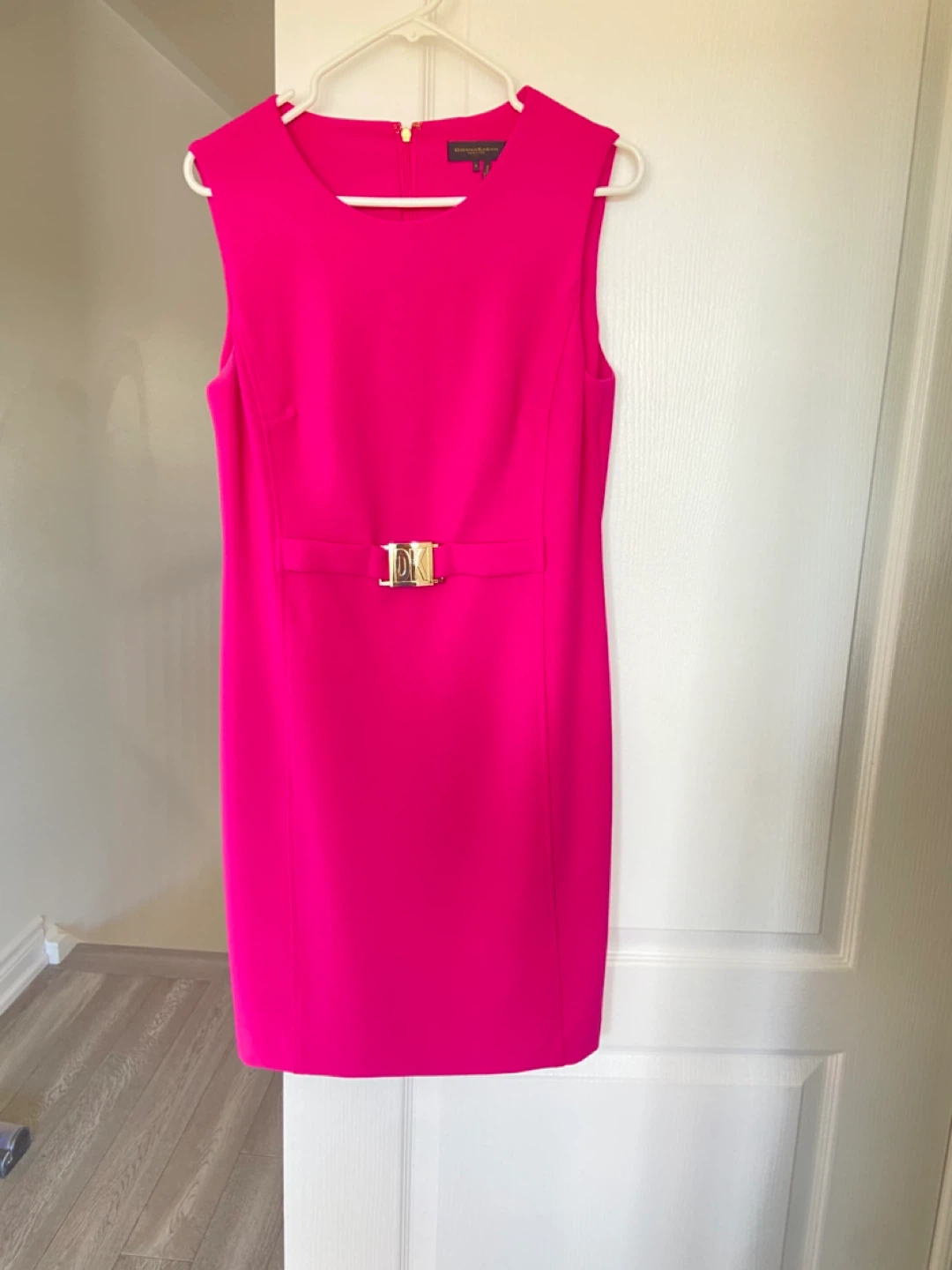 Donna Karan New York Pink Sheath Dress Size 10