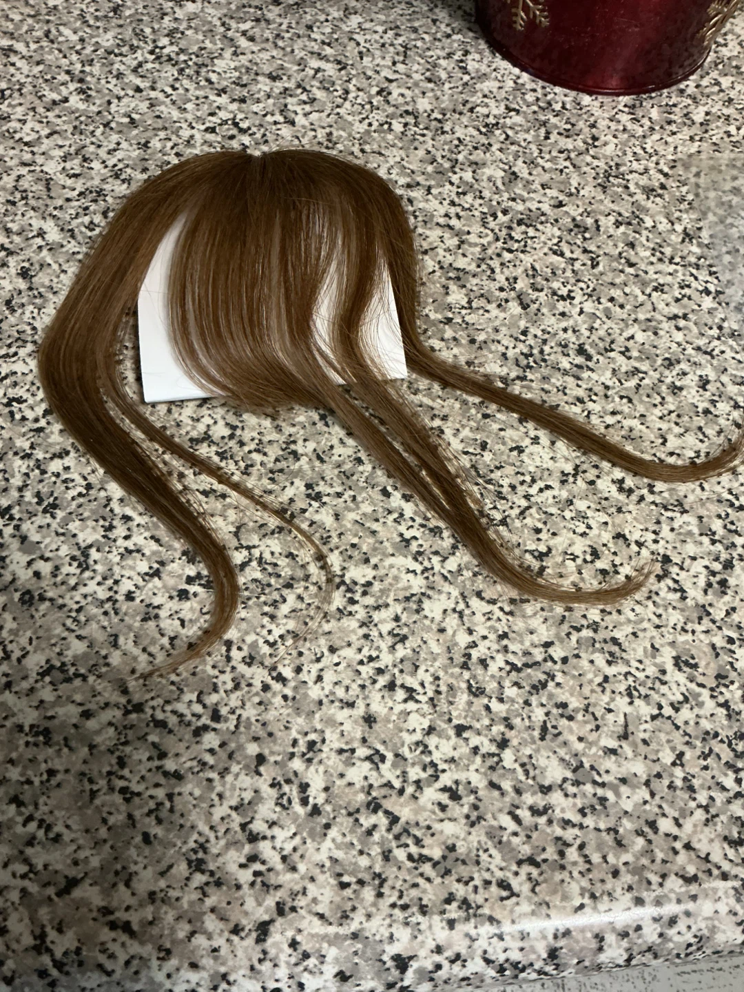 10 Inch Light Brown Hair Bangs