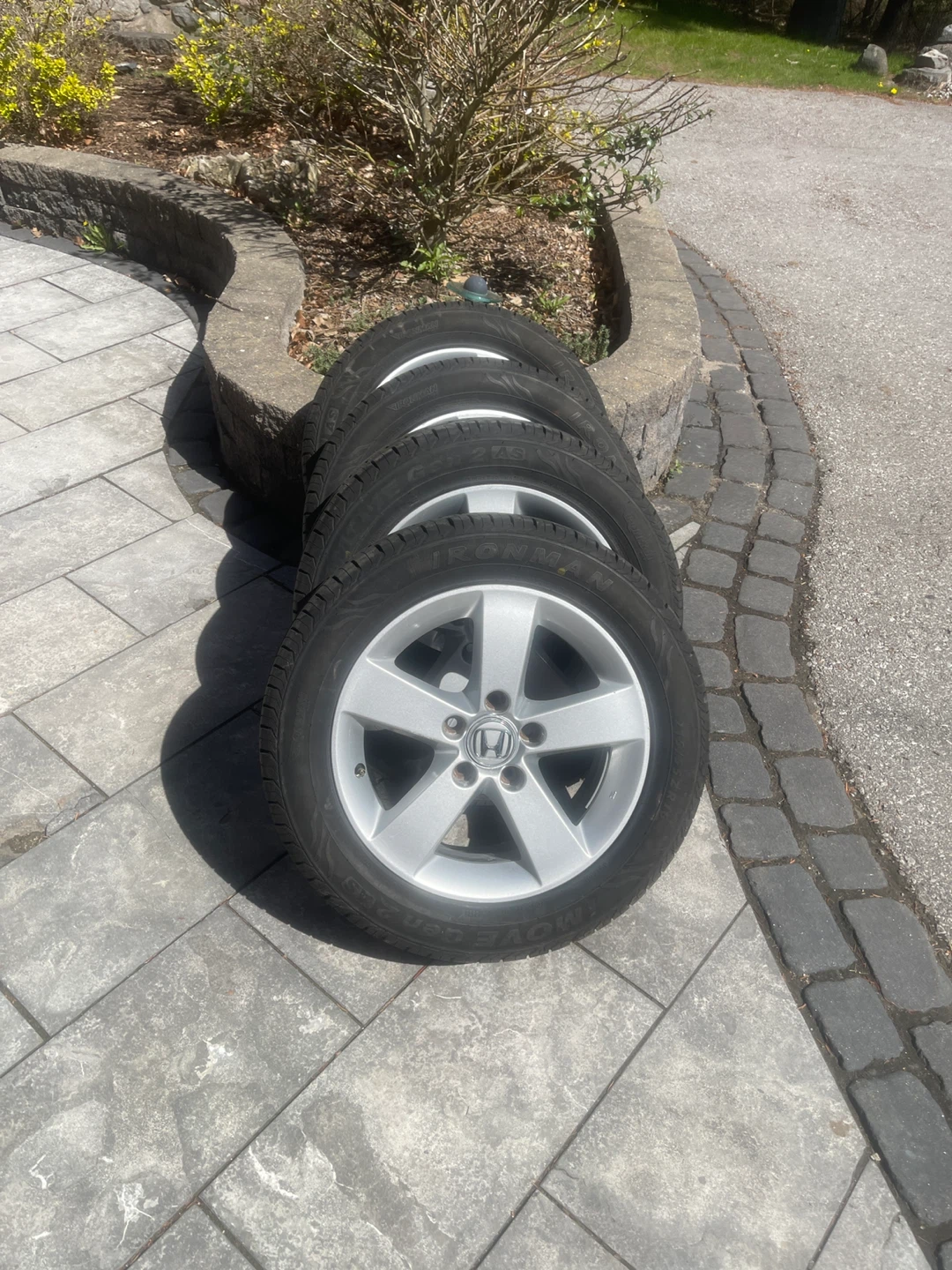 Set of 4 Ironman Tires and Honda Rims