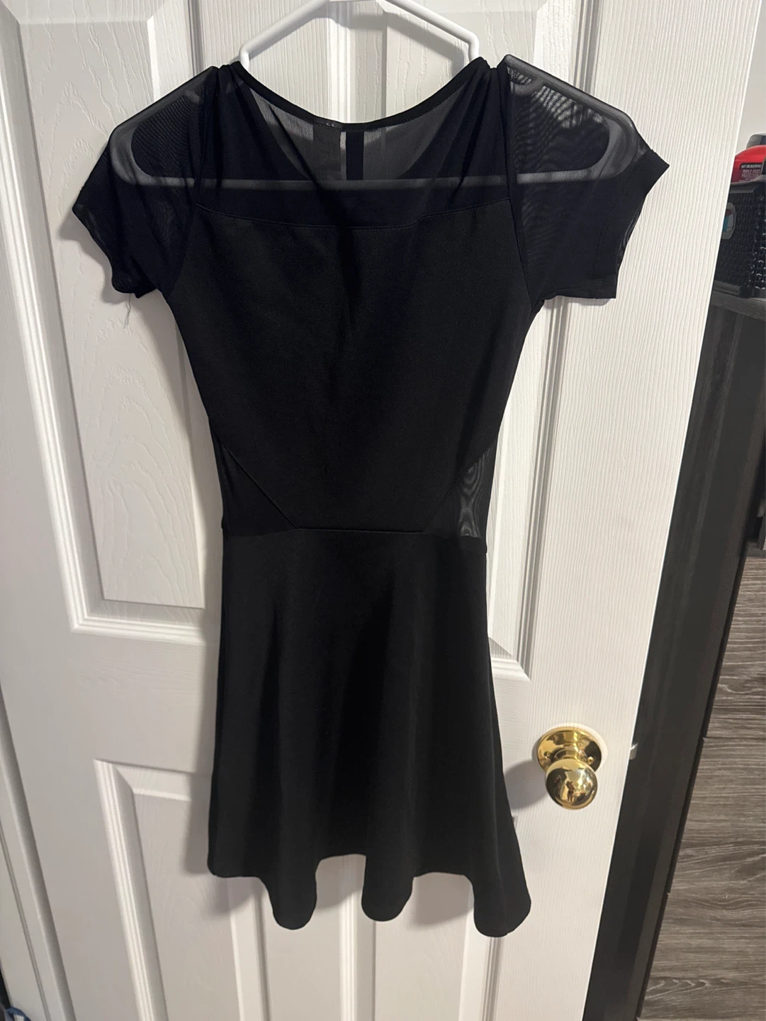 Divided H&M Black Mesh Dress Size 2