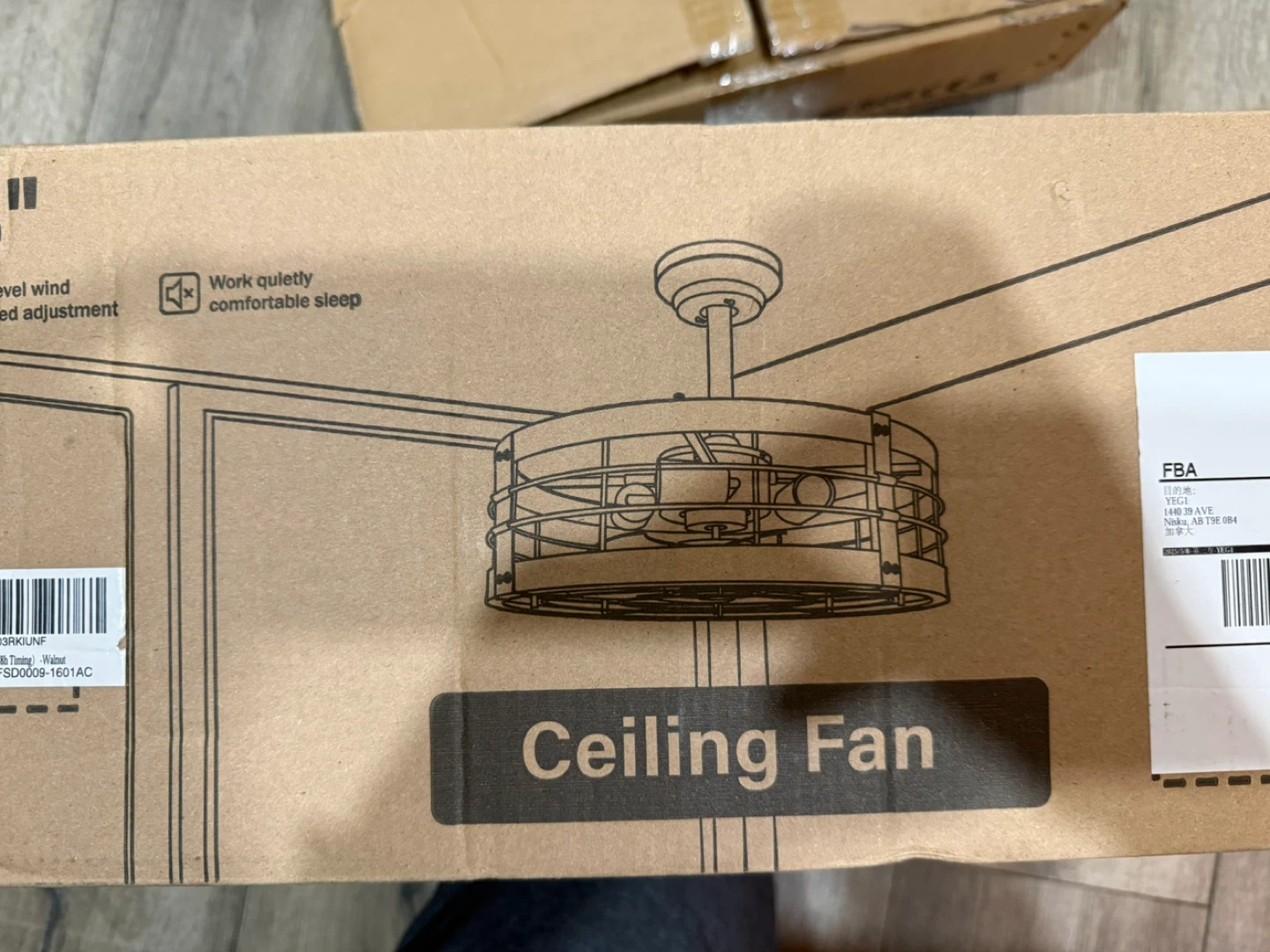LEDARY 4-Light Industrial Ceiling Fan - photo 5