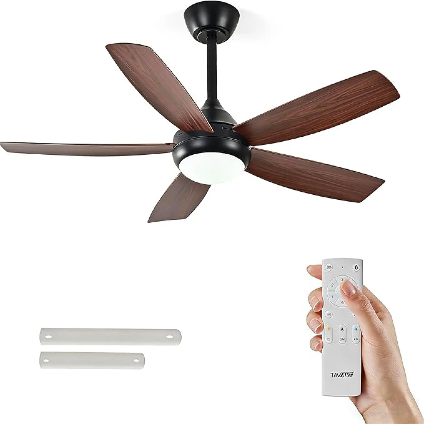 TAVAKE 42 inch Ceiling Fan with Light and Remote