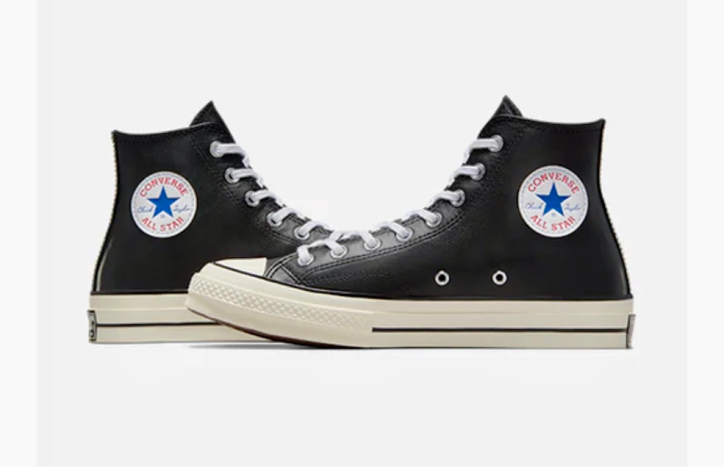 NWT & still in box - Converse Chuck 70 Leather High Top Sneakers - photo 2