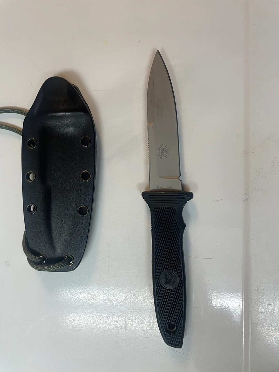 Bob Terzuola Gryphon Knives Fixed Blade Knife with Sheath