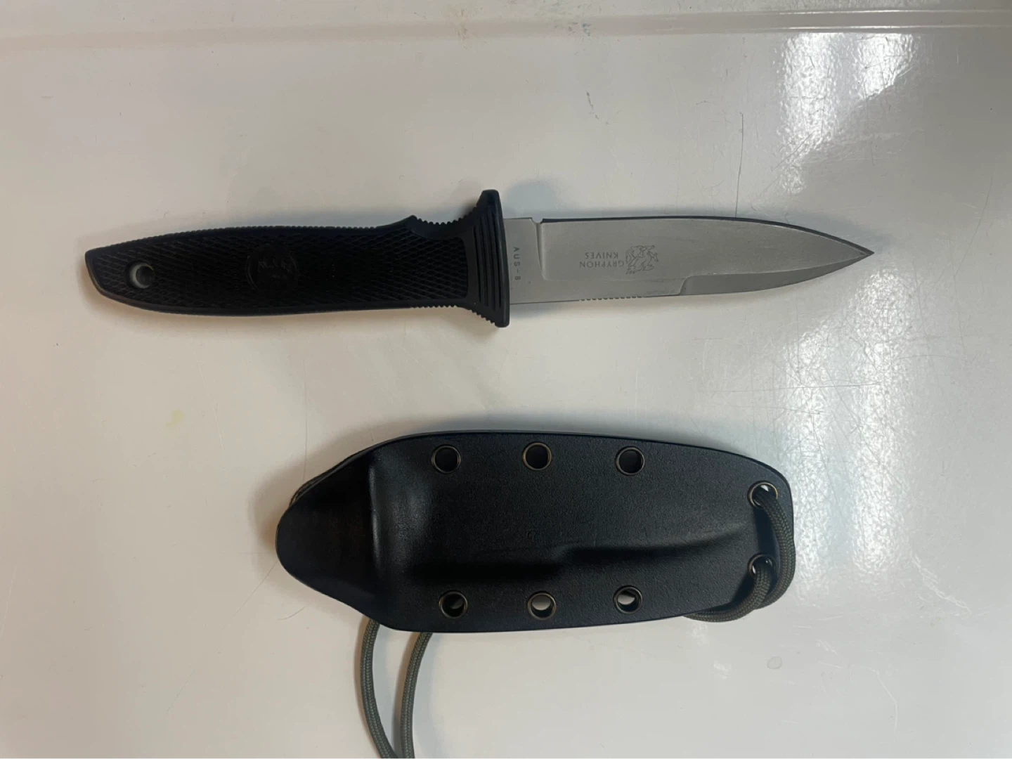 Bob Terzuola Gryphon Knives Fixed Blade Knife with Sheath - photo 2
