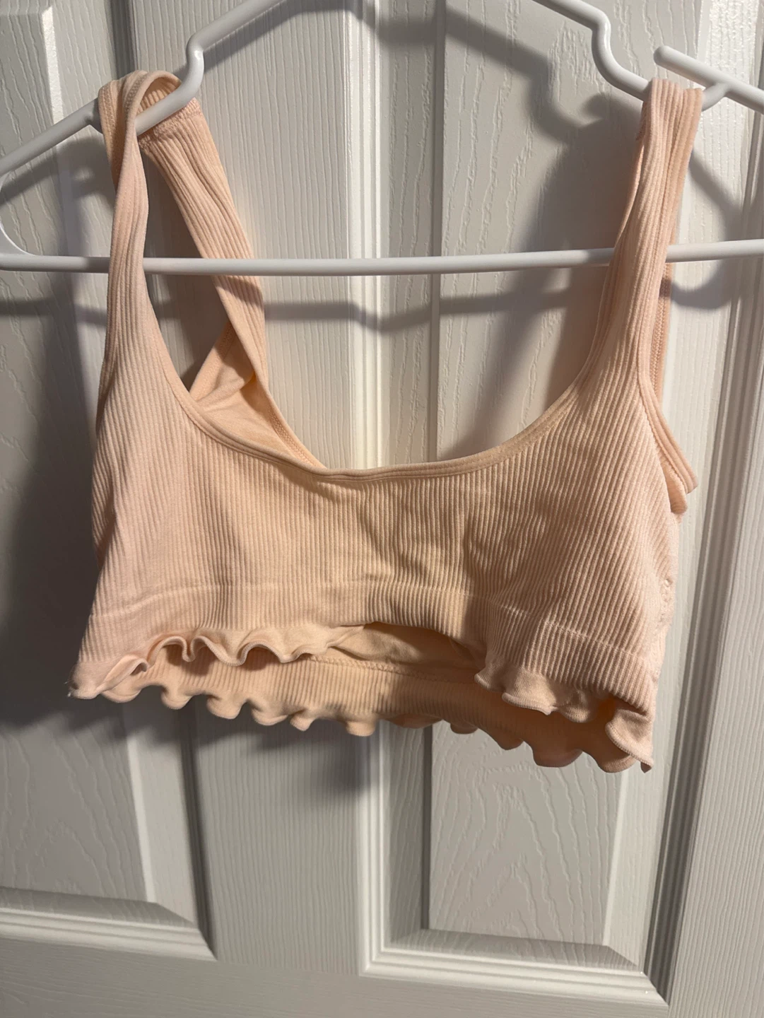 Pink Ribbed Crop Top Bralette - photo 2