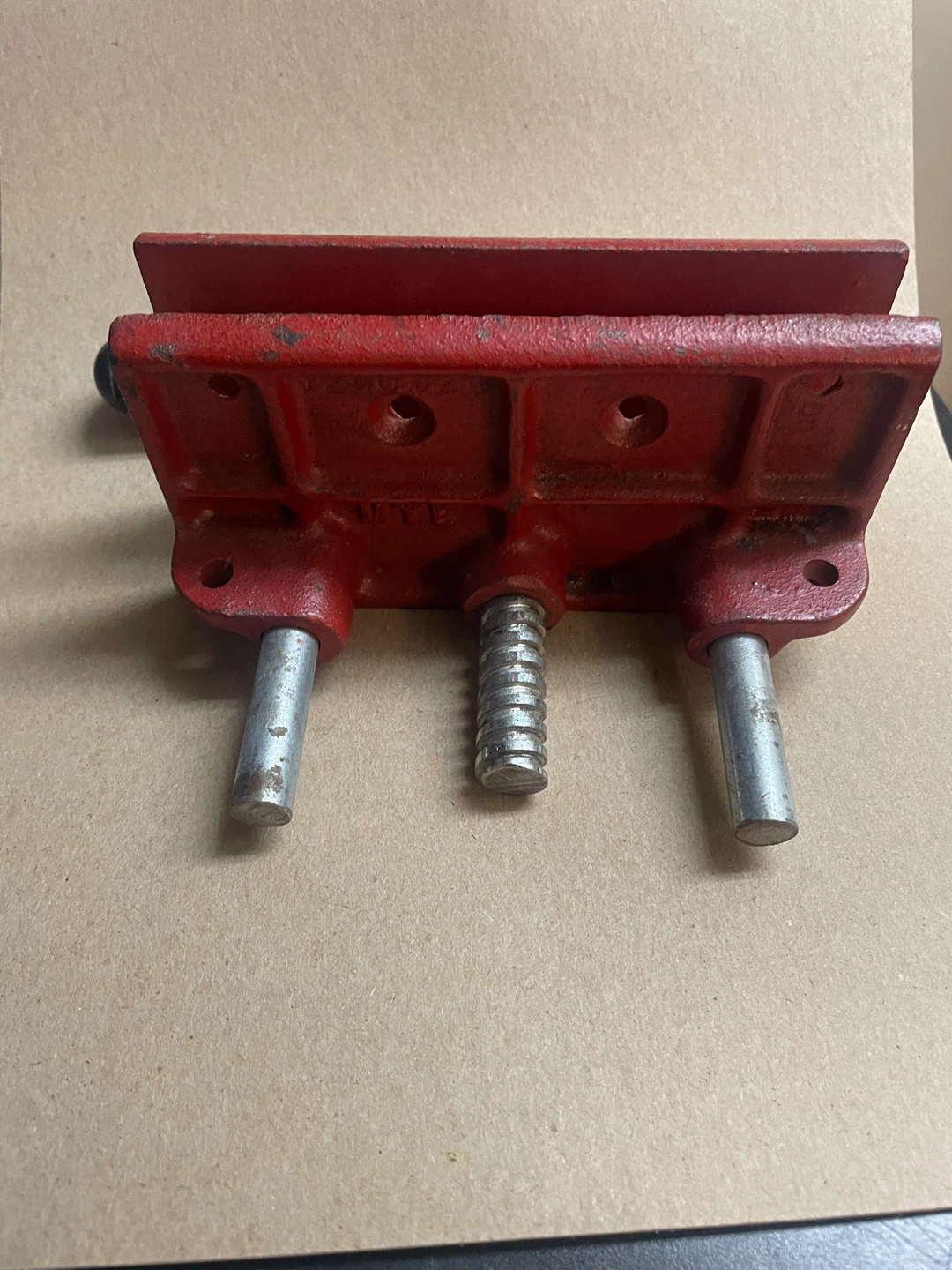 Wood working Red Bench Vise with Handle