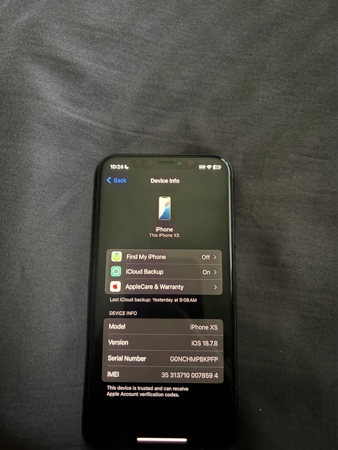 iPhone XS