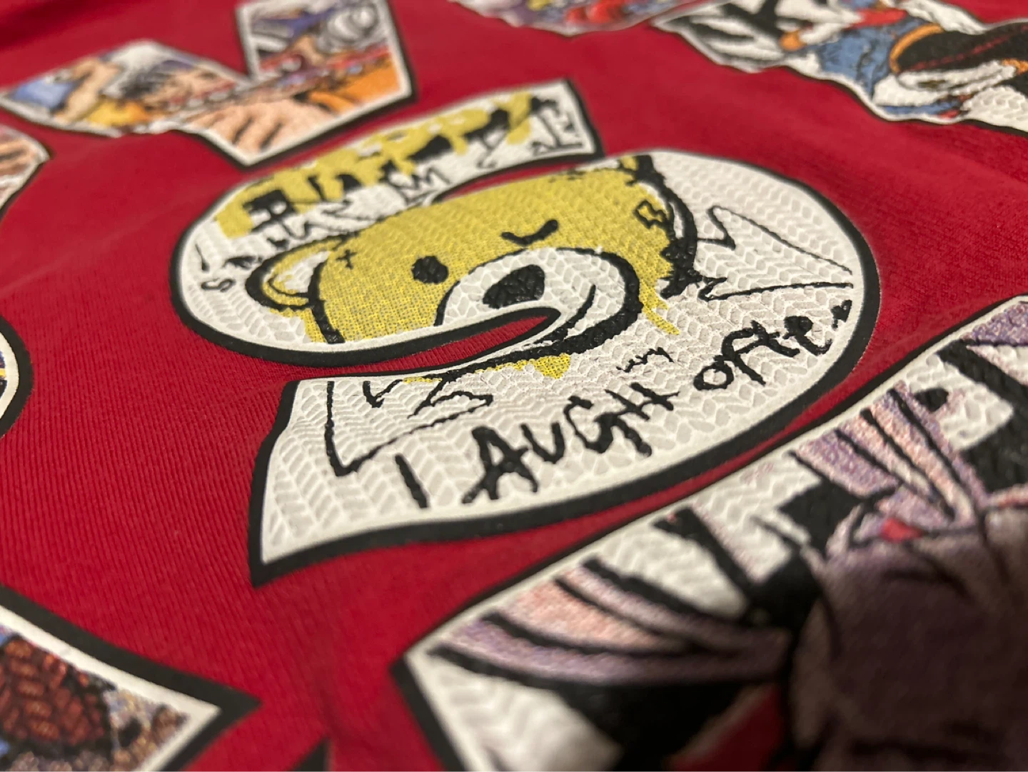 Red Oversize Graphic T-Shirt - photo 4