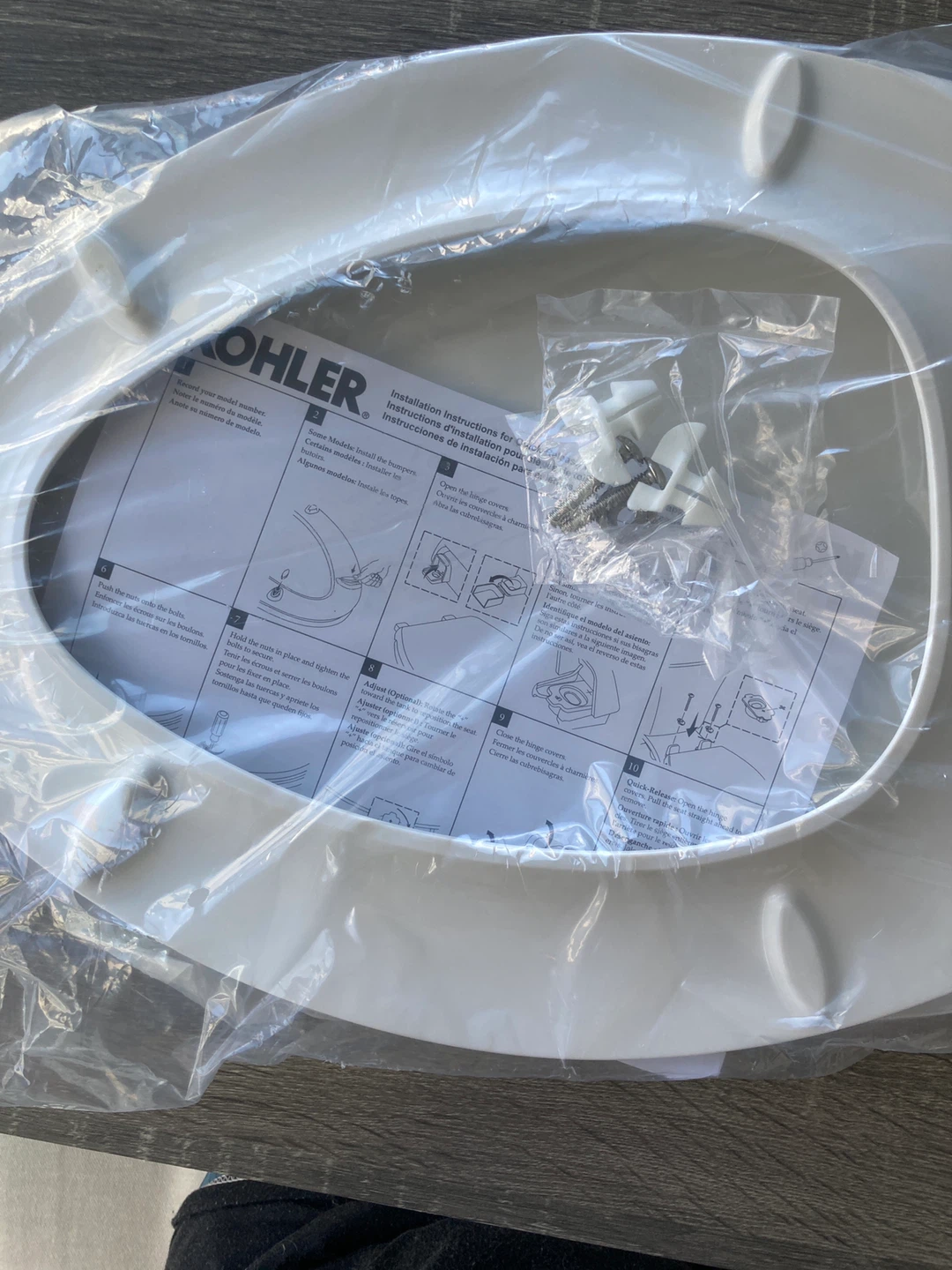 Kohler White Toilet Seat