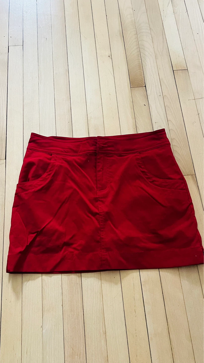 Jupe-culotte rouge - photo 3