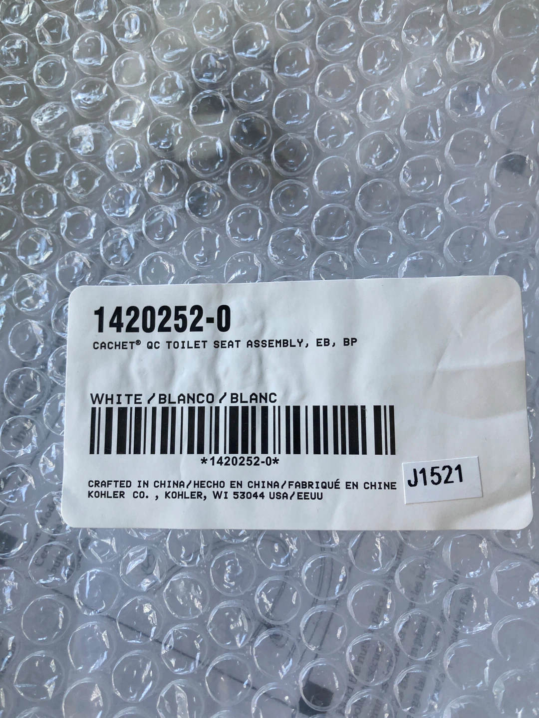 Kohler White Toilet Seat - photo 5