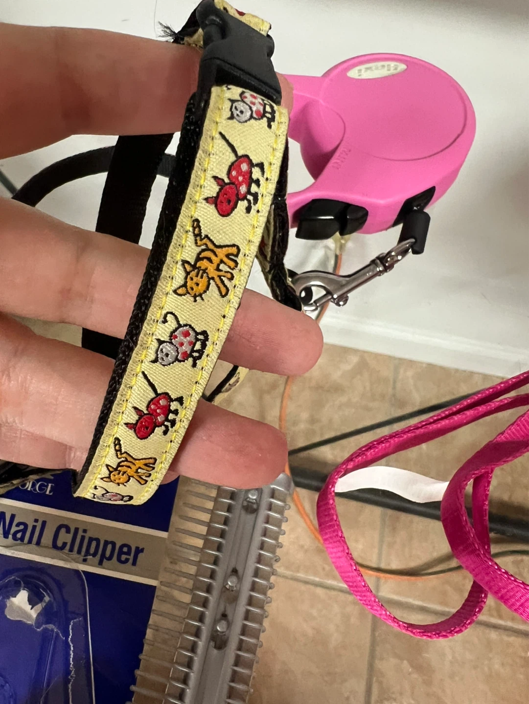 Pink pet Harness, Leash, and Nail Clippers Set - photo 5