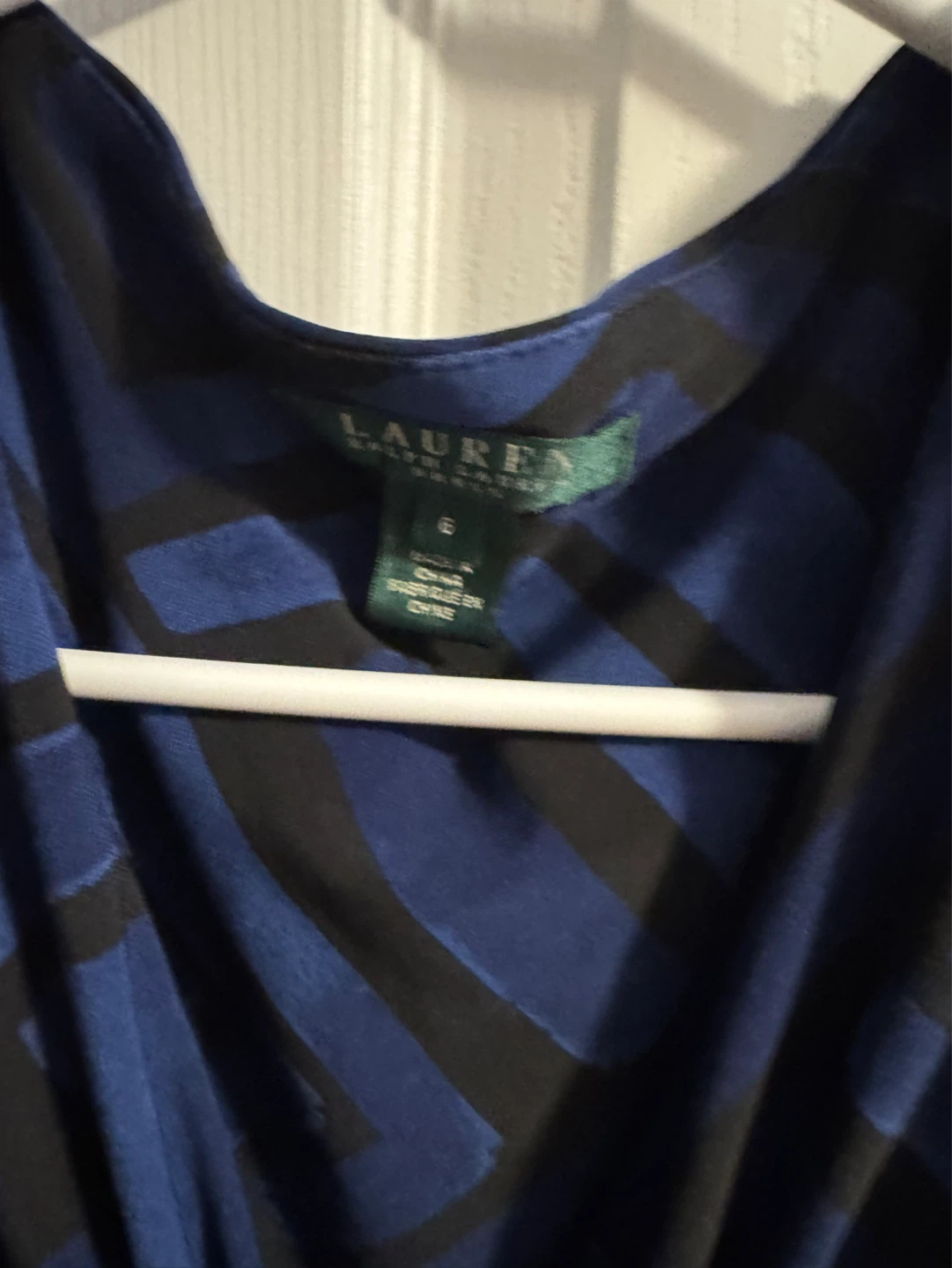 Lauren Ralph Lauren Blue Black Ruched Sheath Dress - photo 2