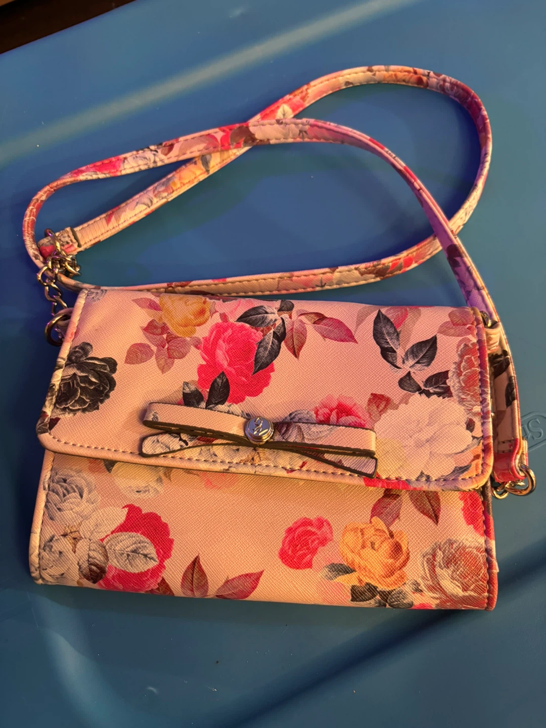 Nine West Floral Print Wallet Clutch