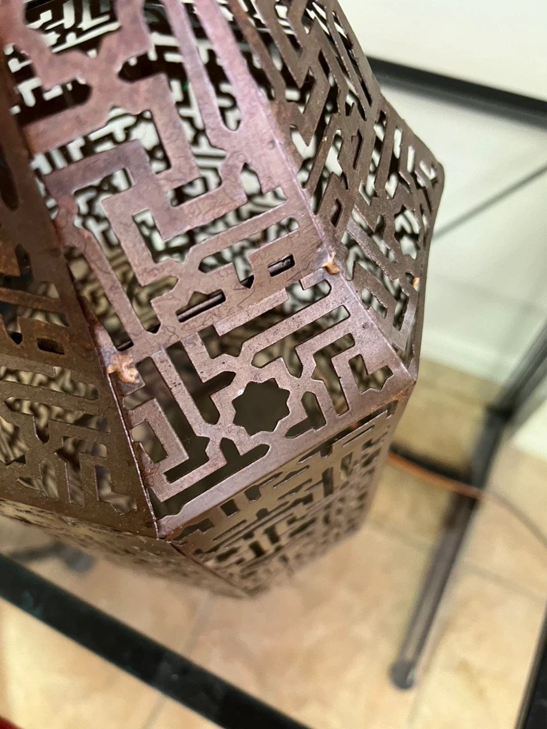 Decorative Metal Lantern candle holder - photo 3