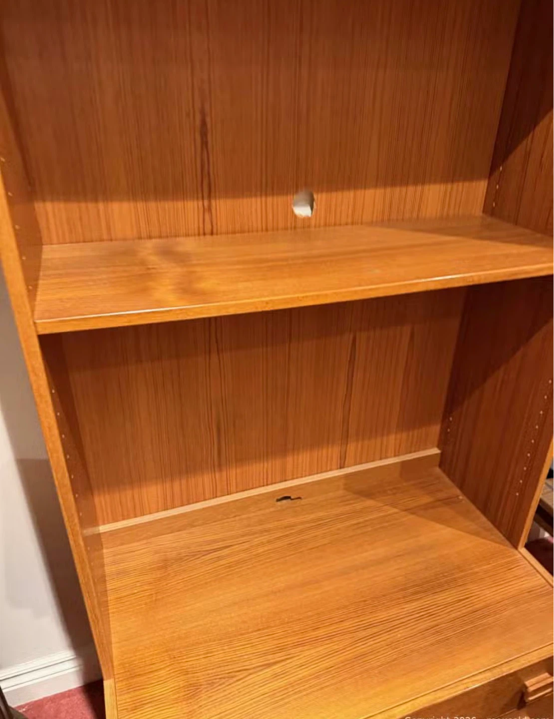 Vintage MCM Teak Wall Unit- book case - photo 2