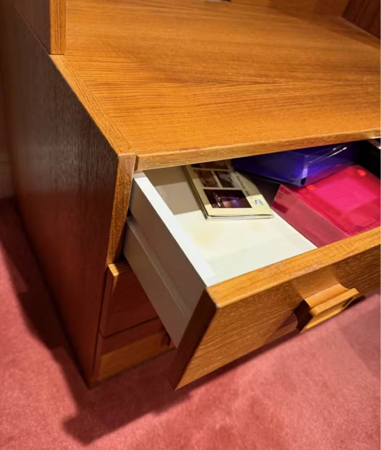 Vintage MCM Teak Wall Unit- book case - photo 4
