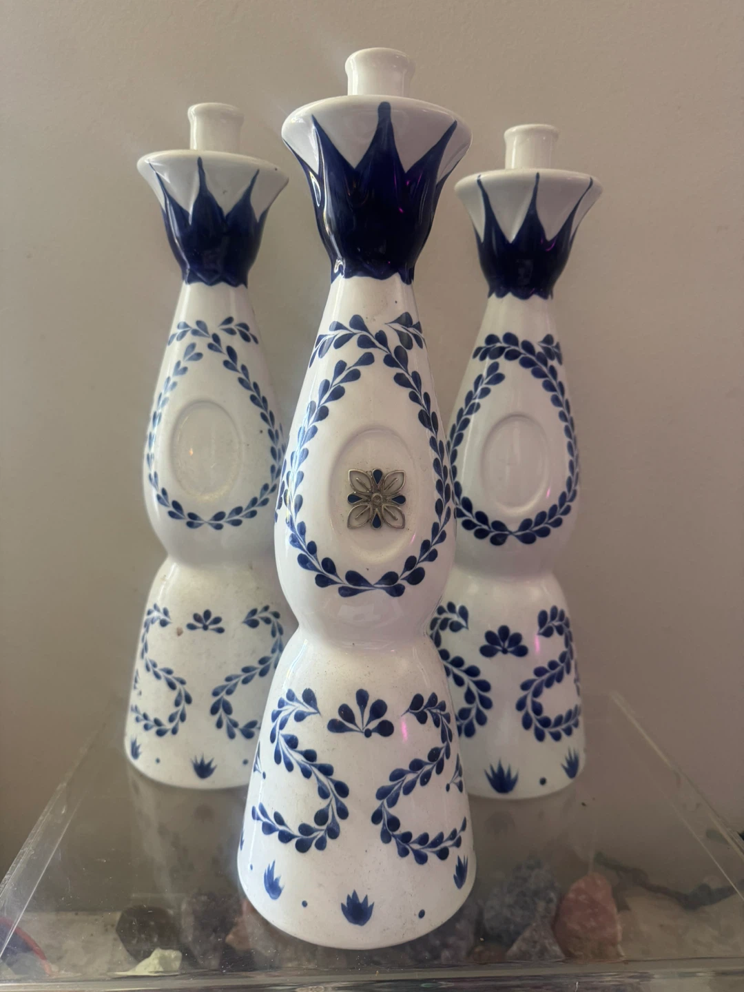 Clase azul bottles Decorative Bottles (Set of 3)