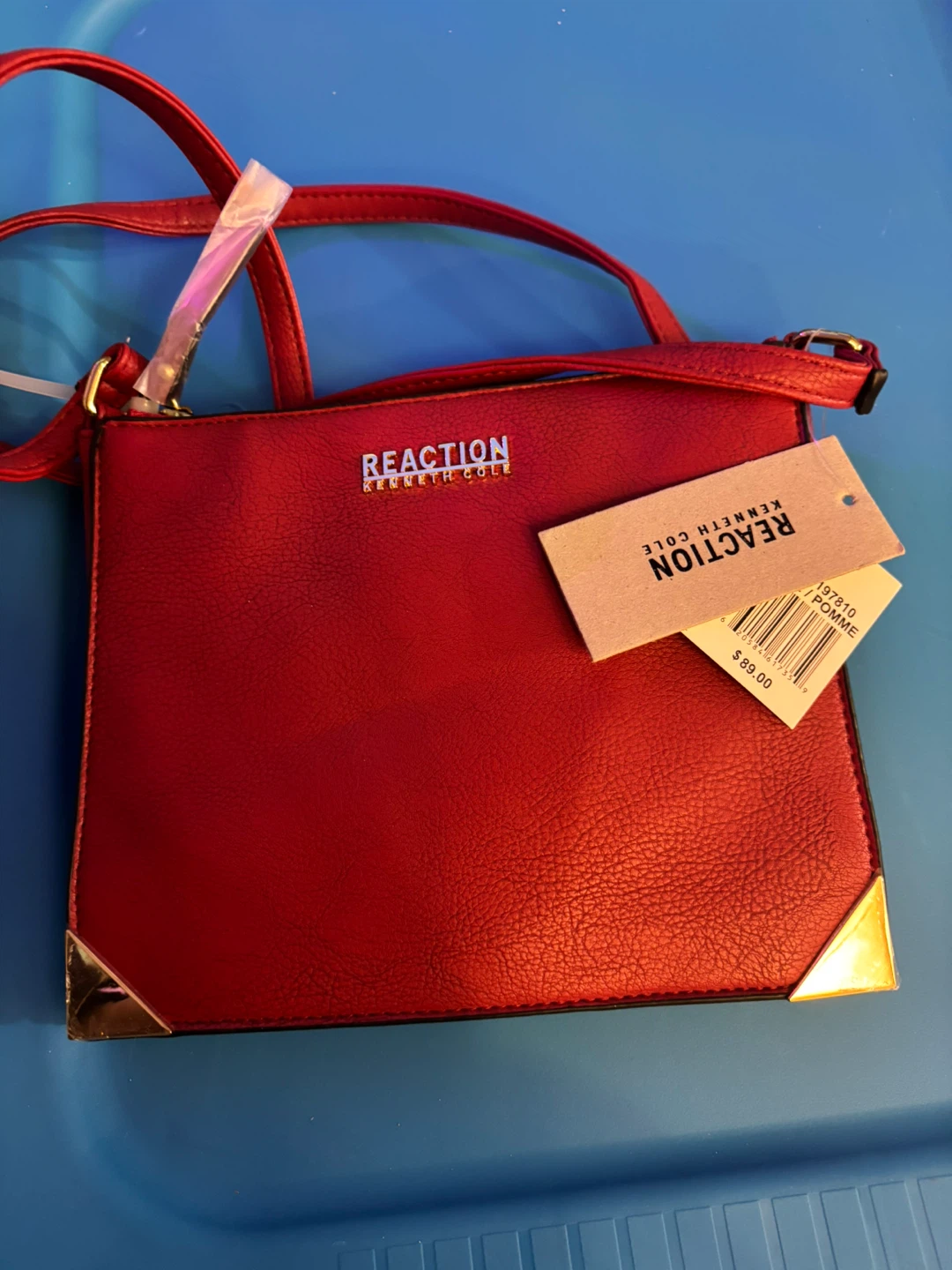 Reaction Kenneth Cole Red Crossbody Purse