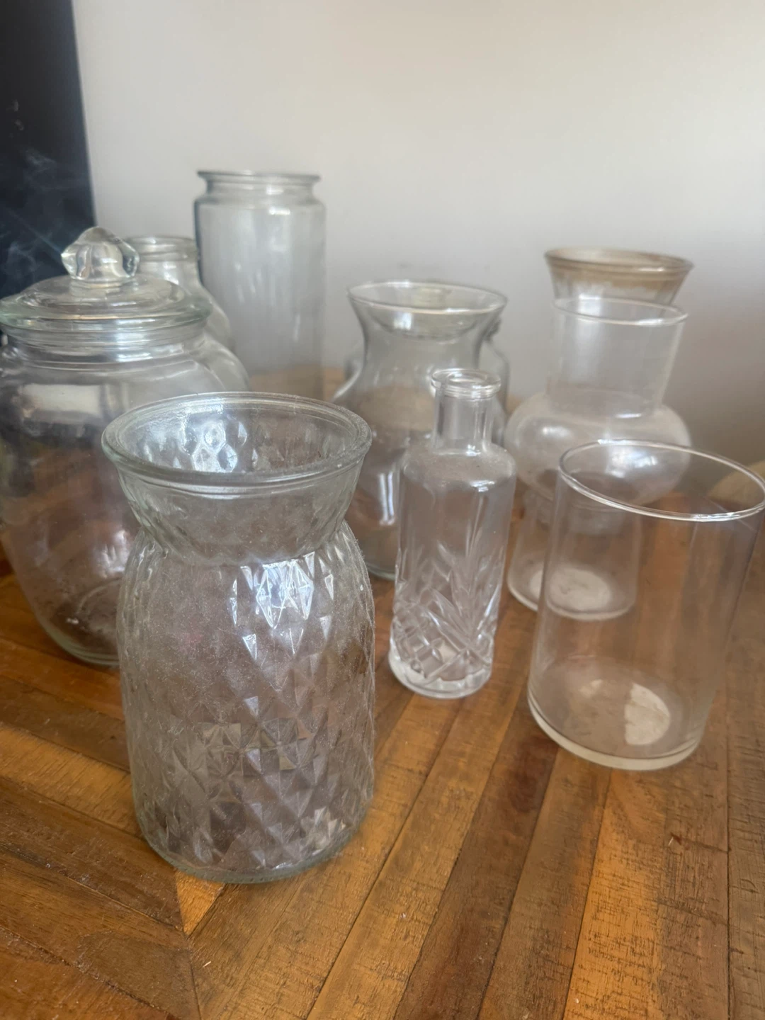 Assorted Glass Jars and Vases bundle - photo 3