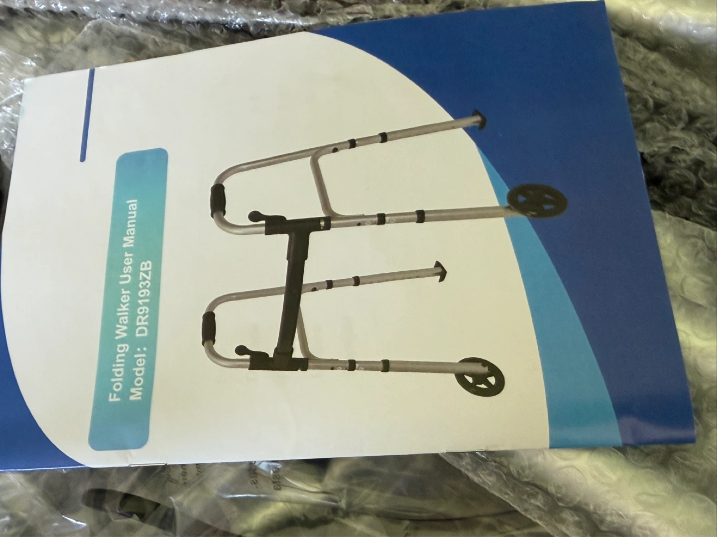 Folding Walker with Wheels - Model DR9193ZB - photo 2