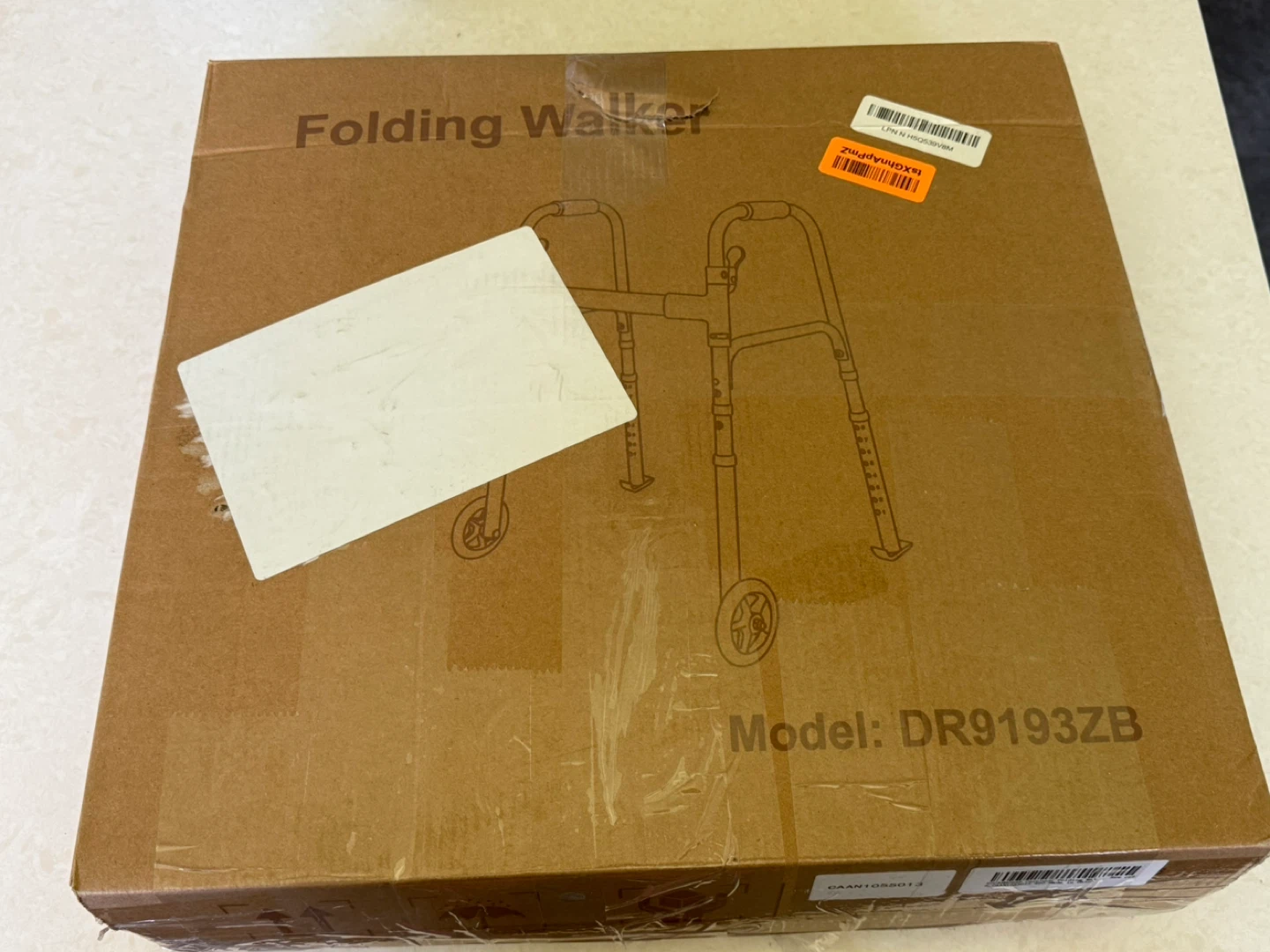 Folding Walker with Wheels - Model DR9193ZB - photo 3