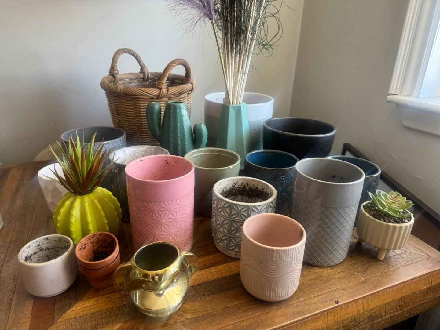 Assorted Ceramic and Terracotta vases
