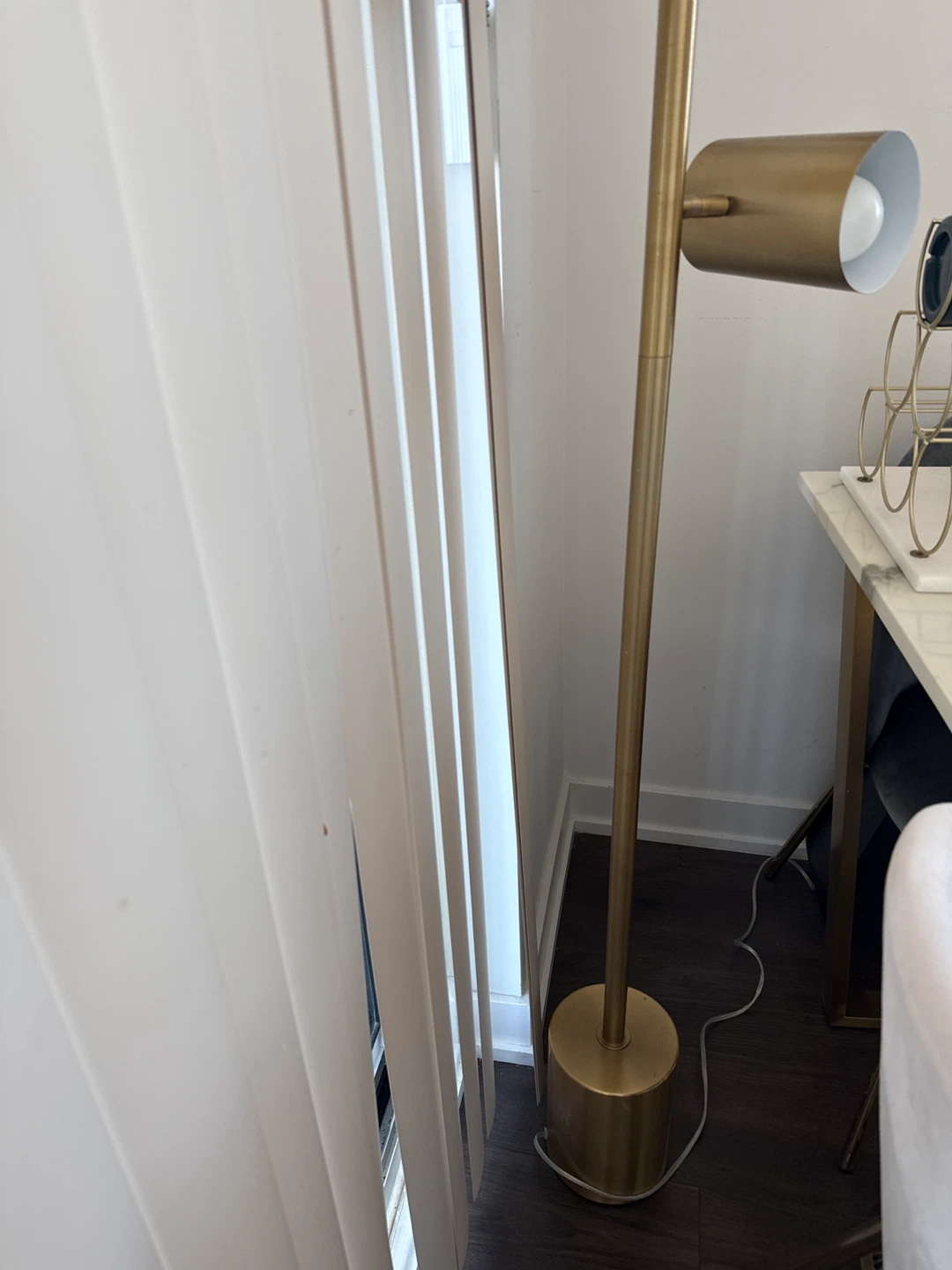 Gold 3-Light Floor Lamp - photo 3