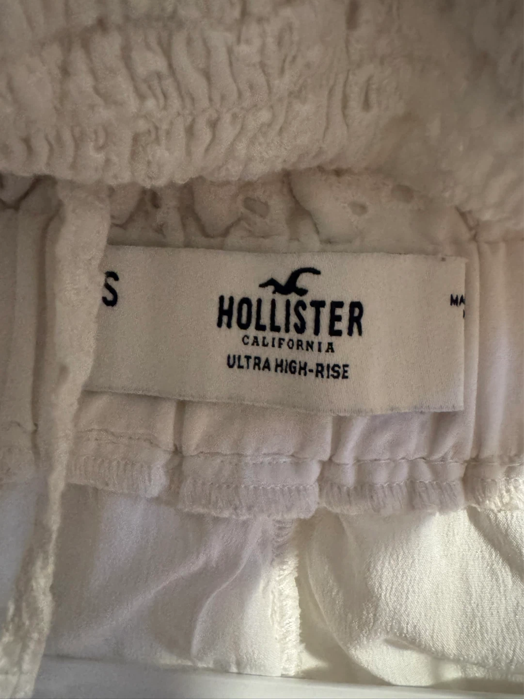 Hollister White top and shorts set