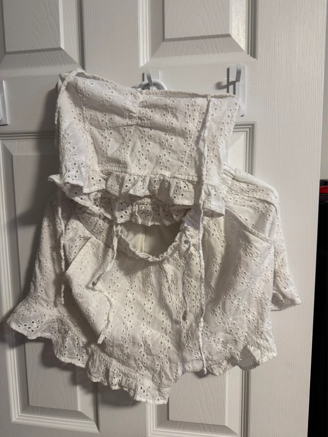 Hollister White top and shorts set - photo 3