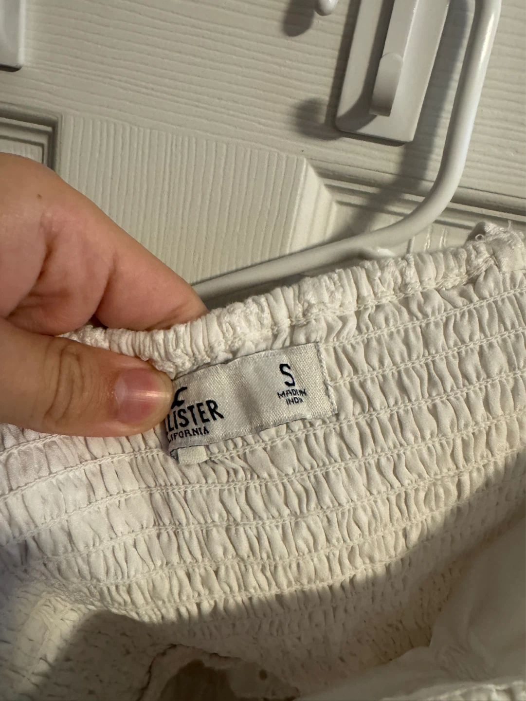 Hollister White top and shorts set - photo 2