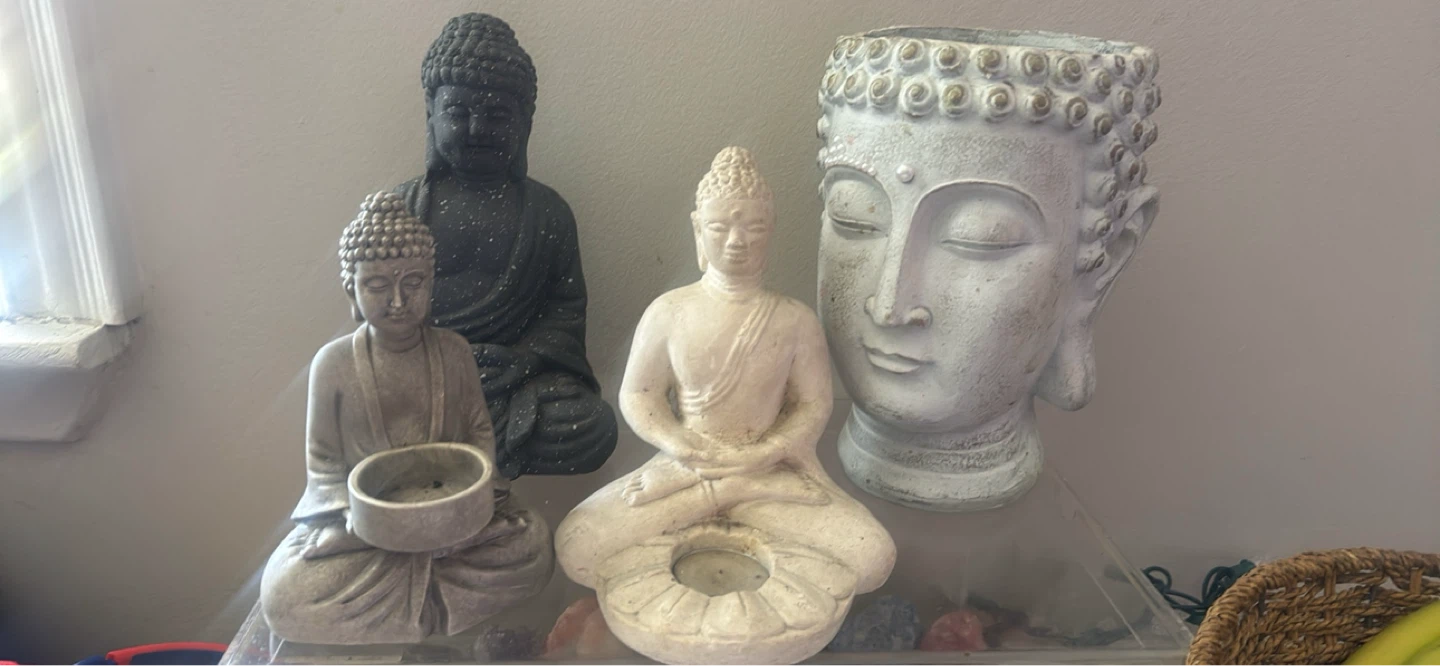 Buddha Statues and Head Planter