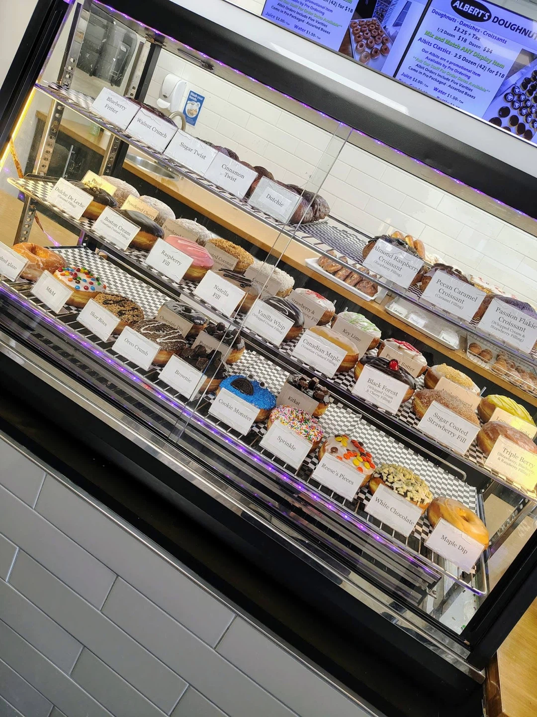 Albert's Doughnuts Assorted Display