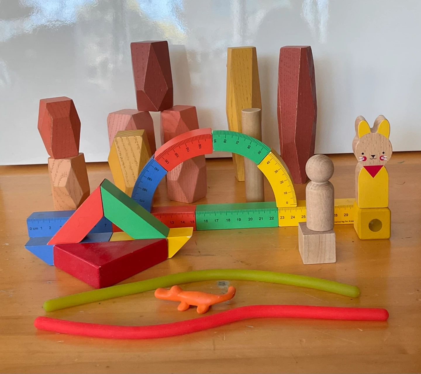 Areaware Wooden Balancing Building Blocks & Educational Toys