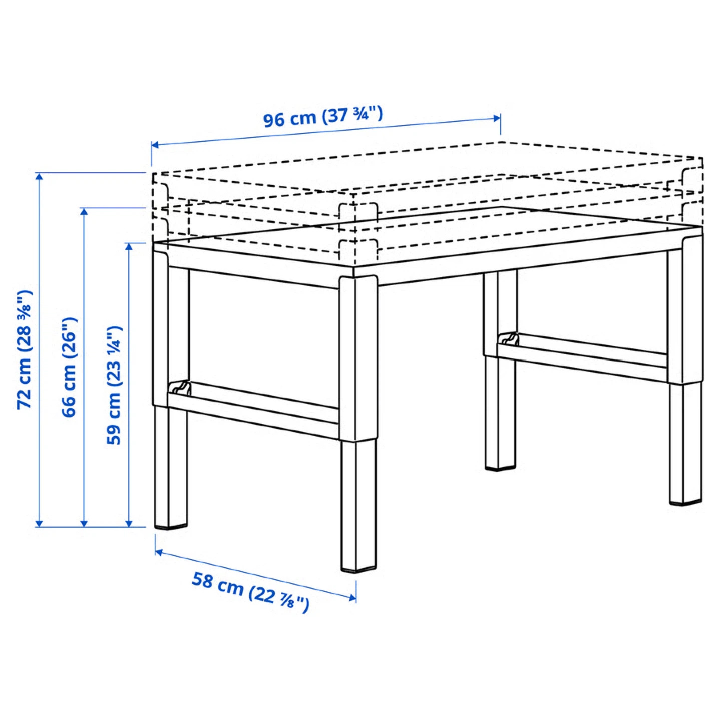 Height-adjustable desk - photo 2