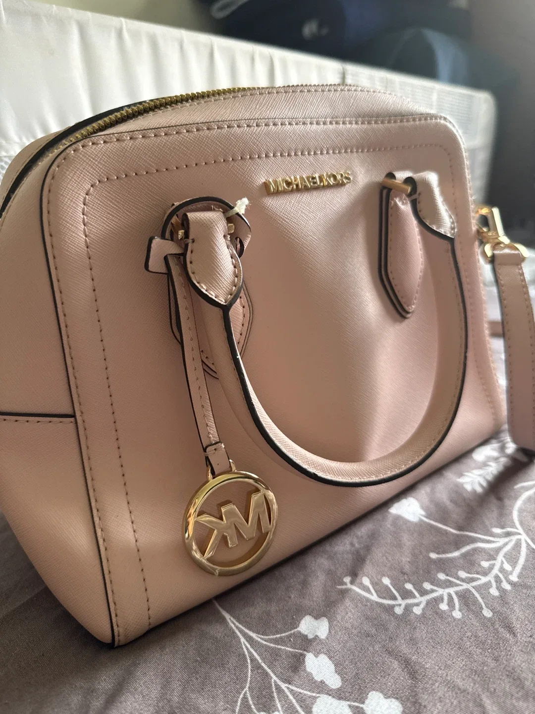 Michael Kors Pink Leather Satchel Handbag - photo 2
