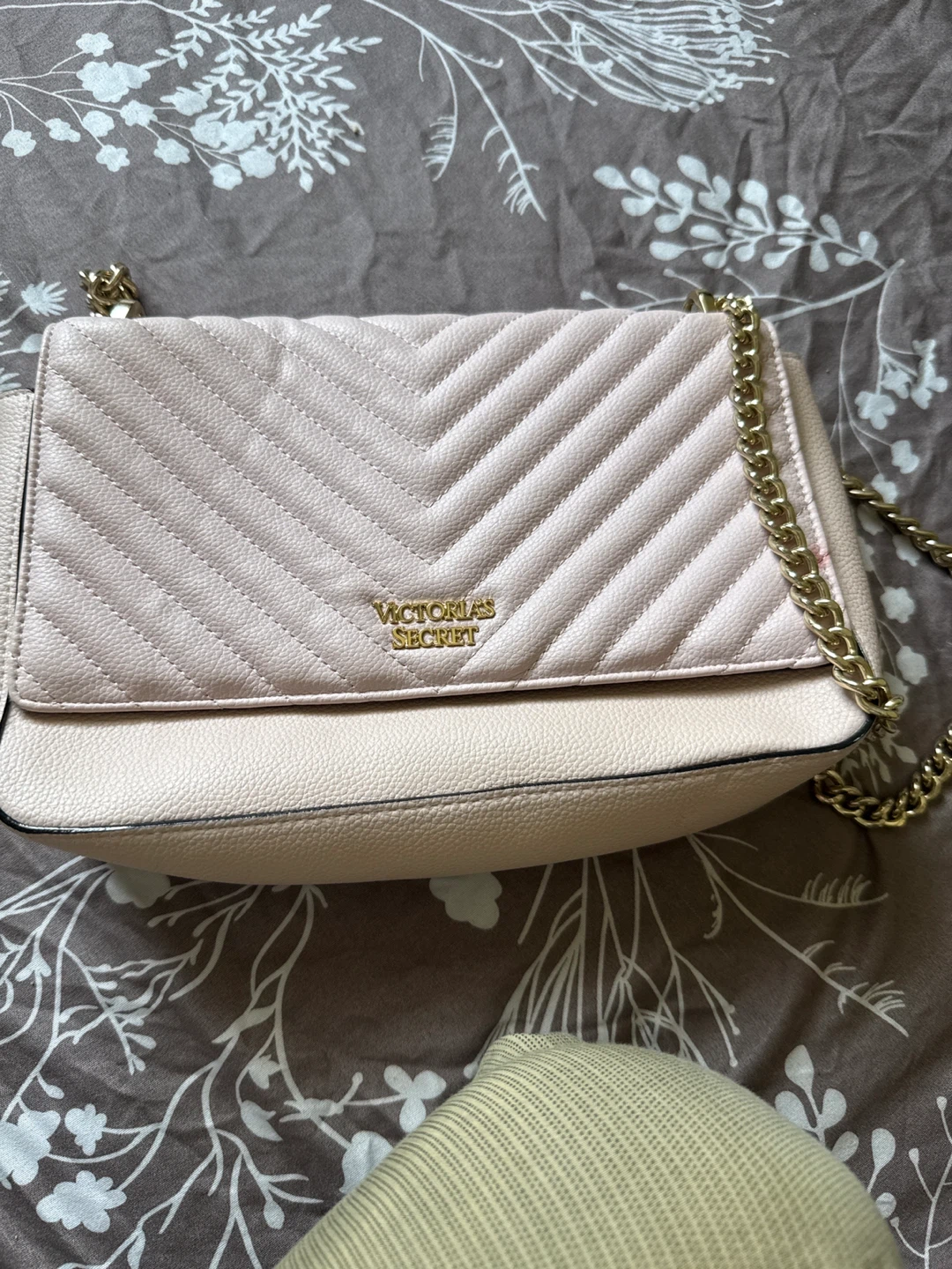 Victoria's Secret Pink Quilted Crossbody Bag
